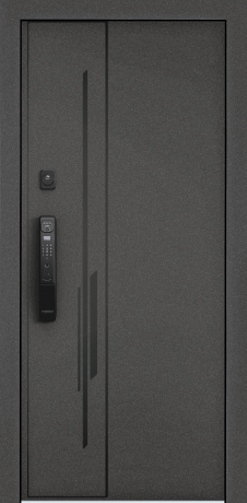 Дверь металл CYBER Колоре гриджио SP-22В+Крема CBR-28