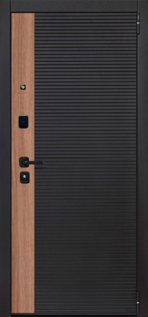 Дверь металл R-3 88.1/50.1 Moon Stone/Light Sonoma+Super White